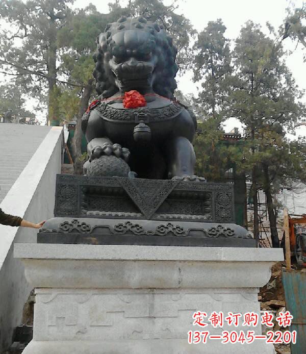 合肥寺庙狮子铜狮子雕塑