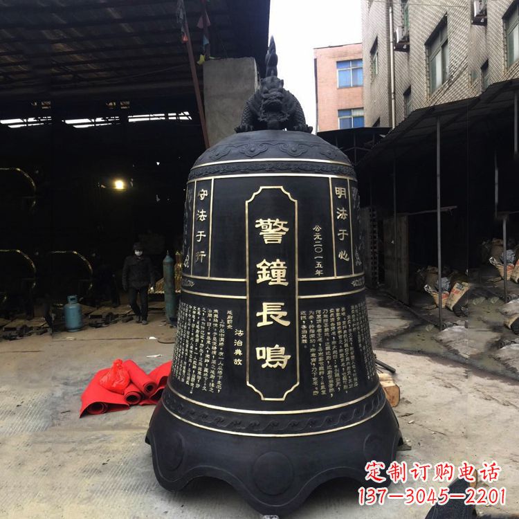 合肥寺庙铜钟雕塑