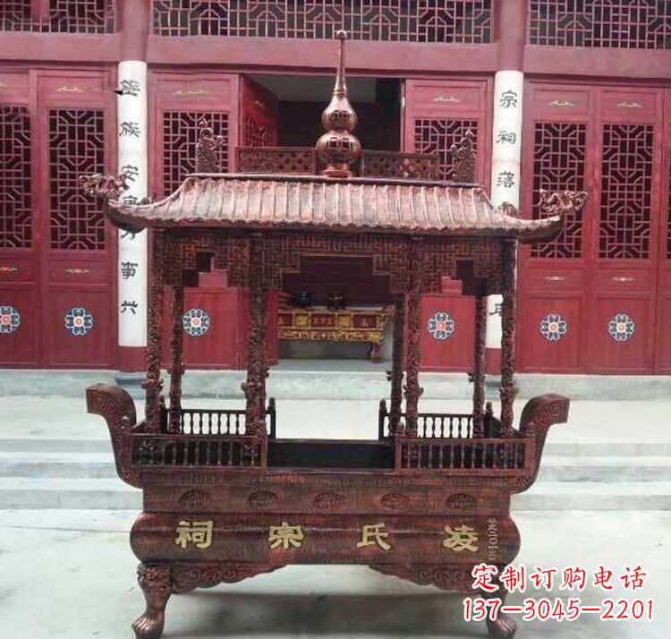 合肥寺庙香炉铜雕