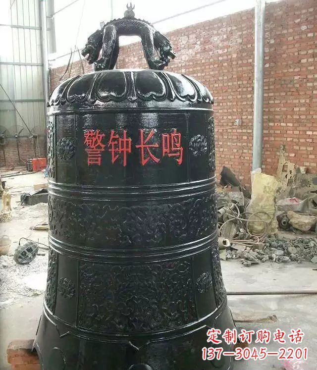 合肥寺庙铸铜钟铜雕 (4)