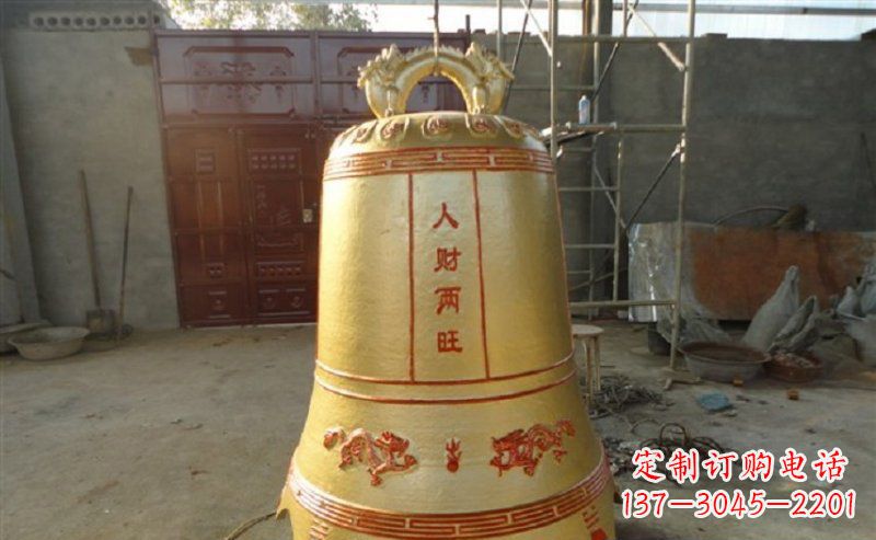 合肥寺庙铸铜钟雕塑