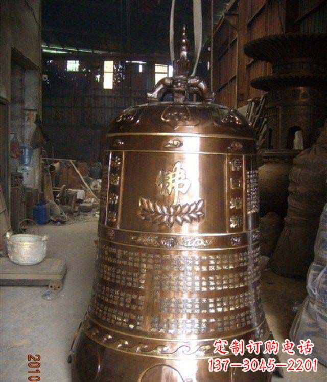 合肥寺庙铸铜钟铜雕
