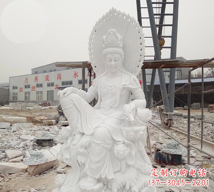 合肥寺庙自在观音雕像