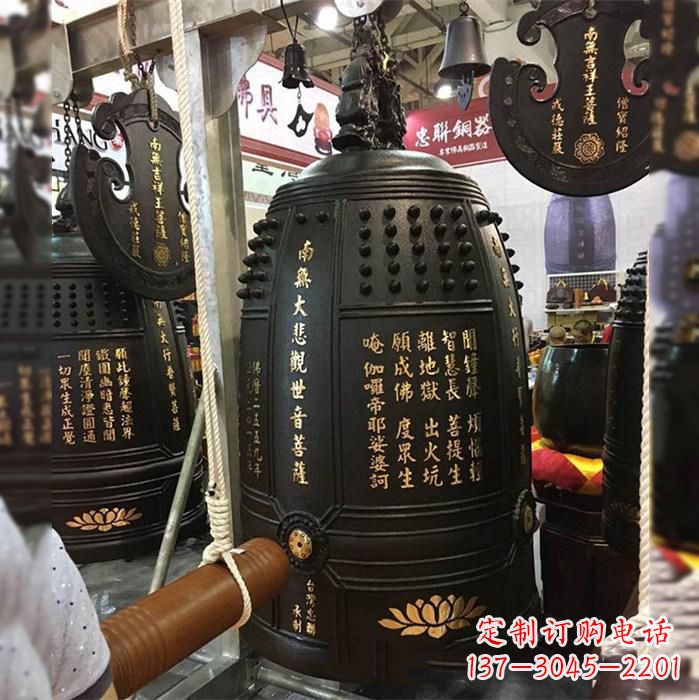 合肥寺院挂钟铜雕塑