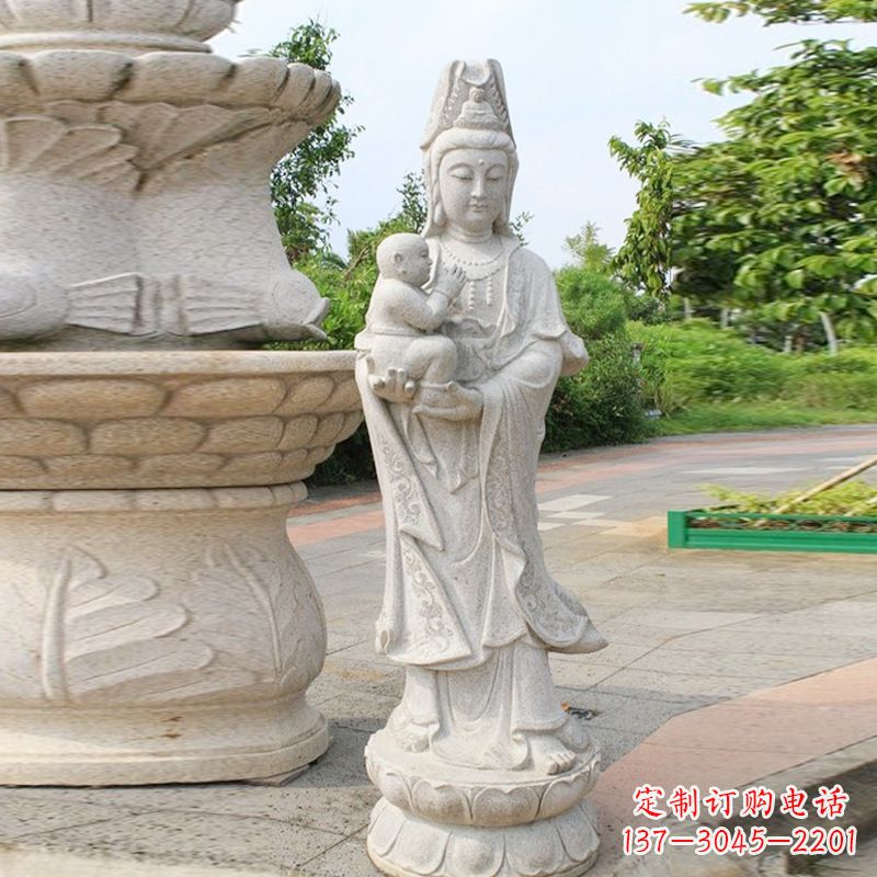 合肥送子观音汉白玉石雕