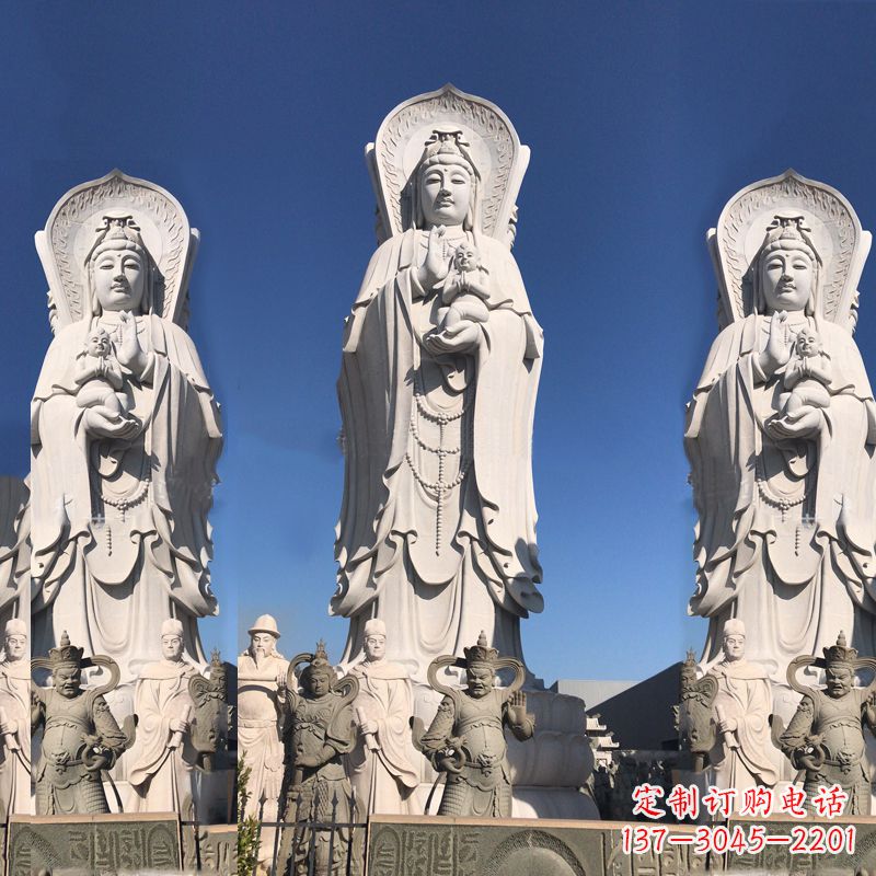 合肥送子观音大型石雕塑