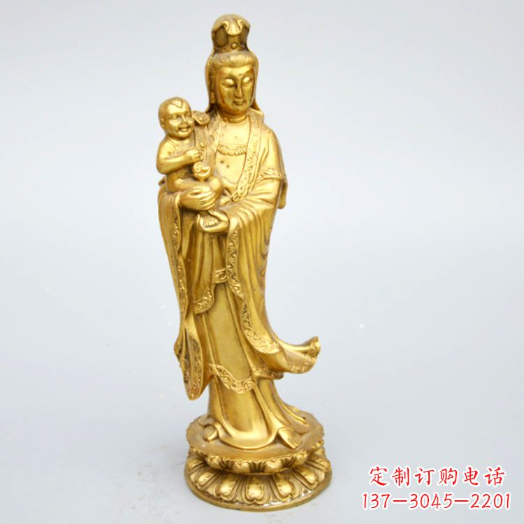 合肥送子观音铜雕