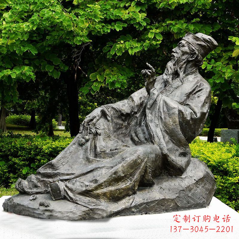 合肥苏轼雕像古代历史名人北宋著名文学家书画家铜雕
