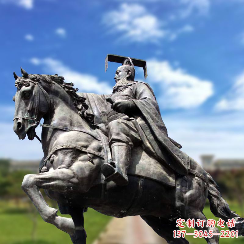 合肥隋文帝骑马雕塑