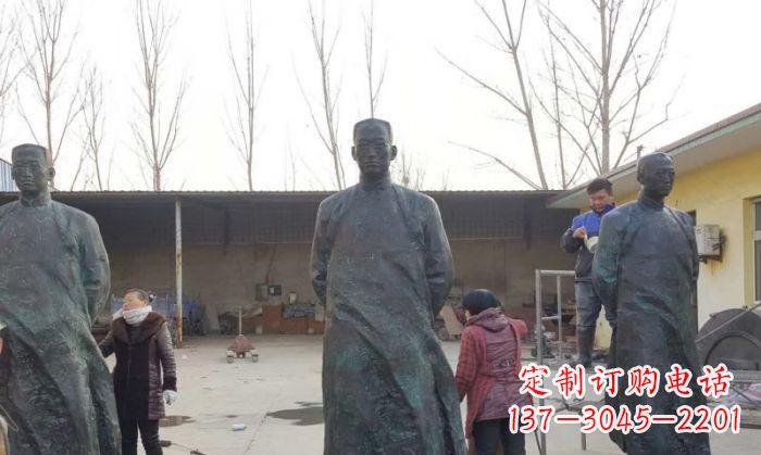 合肥陶行知人物铜雕 (3)
