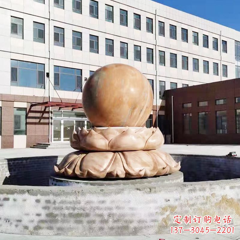 合肥特色的石雕风水球