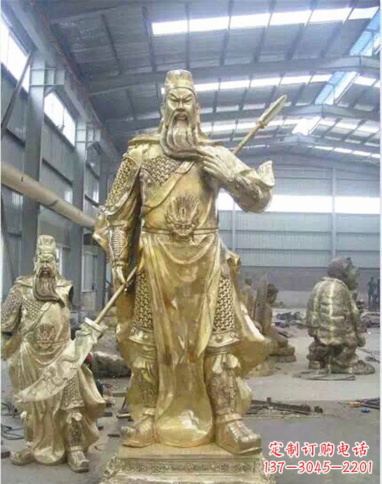 合肥提刀关公武财神雕塑