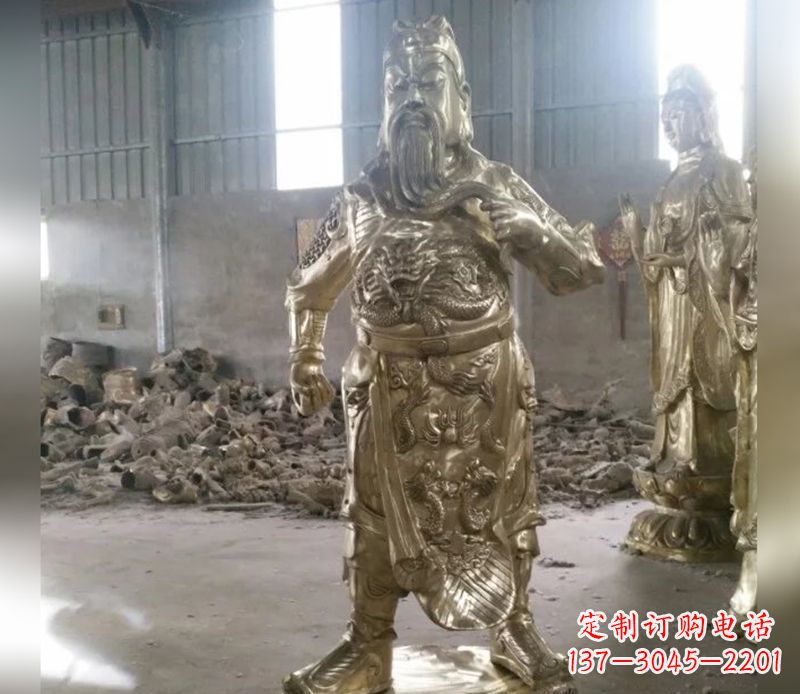 合肥提刀关公武财神铜雕
