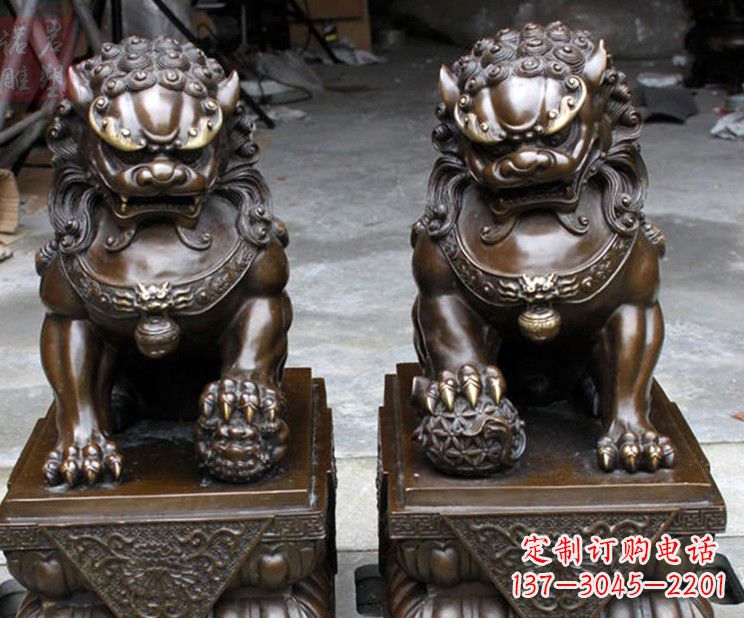 合肥天安门铜狮子