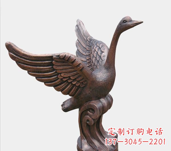合肥天鹅锻铜雕塑