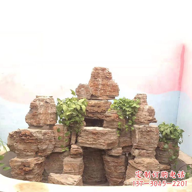 合肥庭院园林假山鱼池