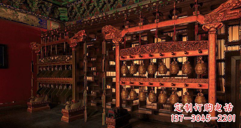 合肥铜编钟古代乐器铜雕