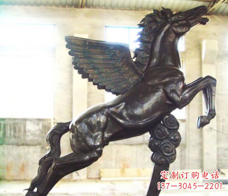 合肥铜雕奔跑飞马雕塑