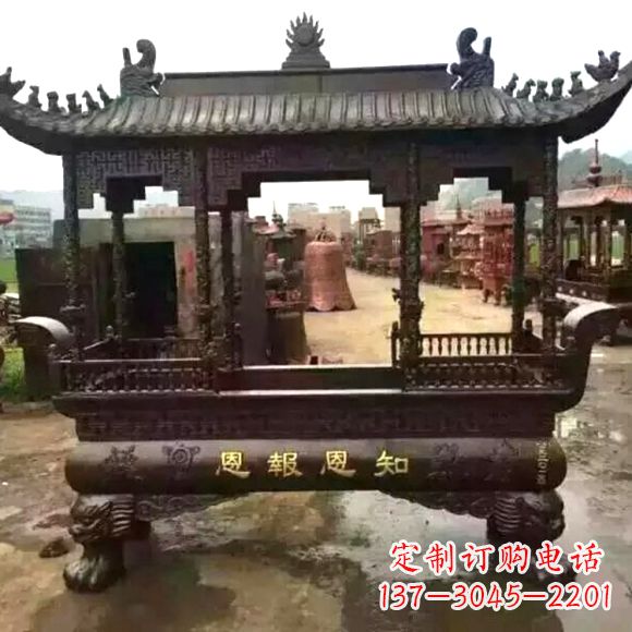 合肥铜雕纯铜香炉