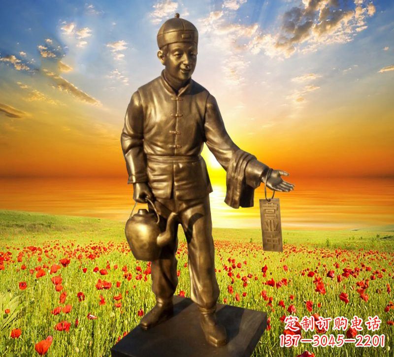 合肥铜雕店小二