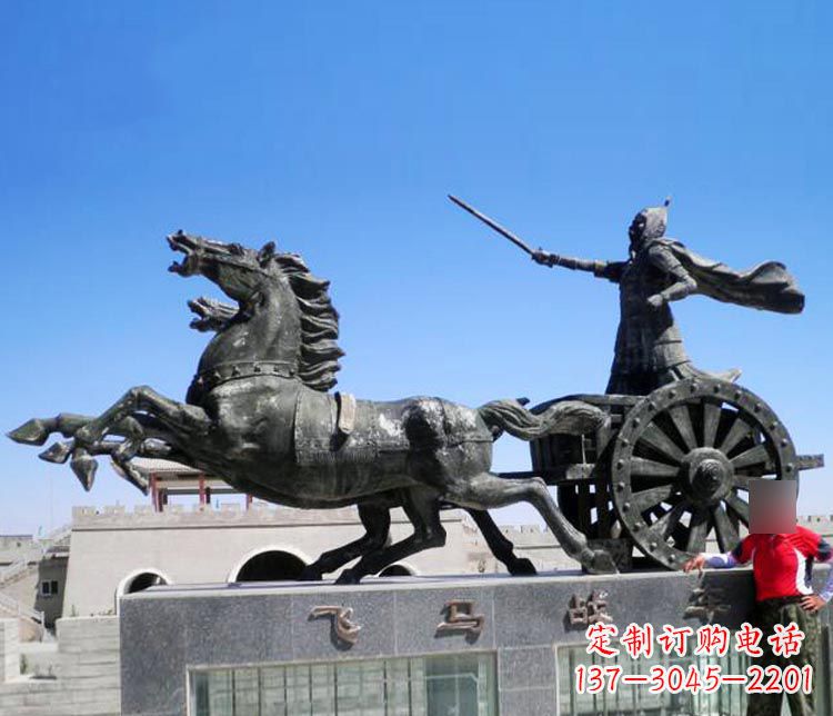 合肥铜雕飞马战车