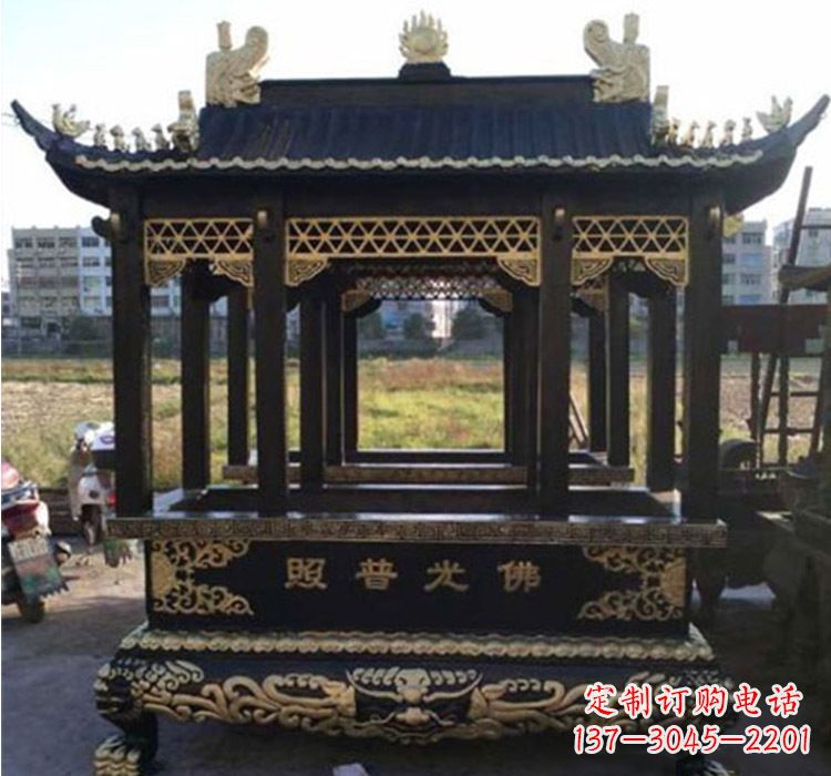 合肥铜雕佛光普照香炉