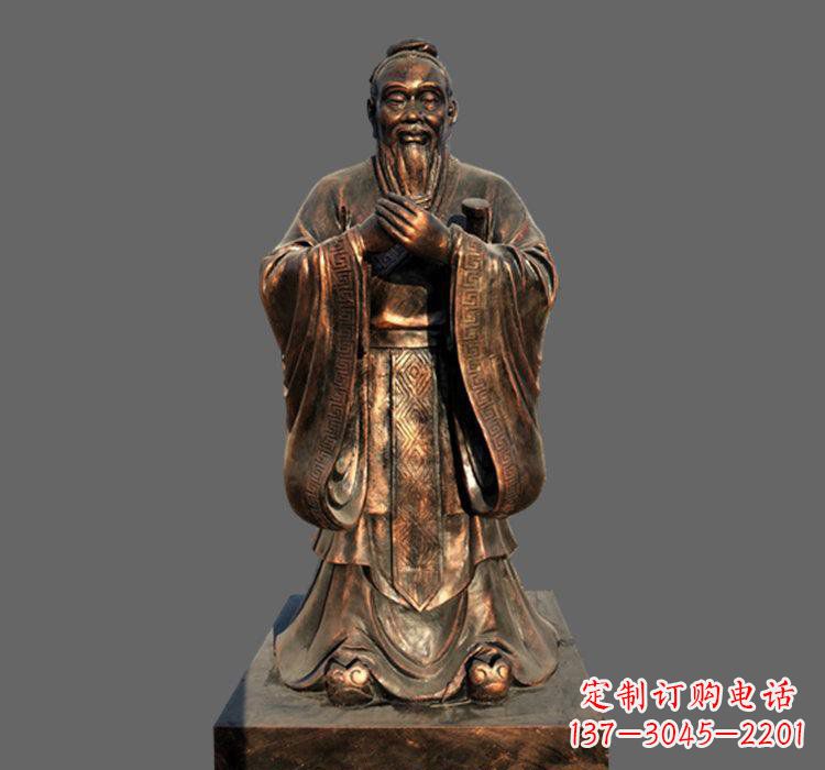 合肥铜雕古代名人孔子