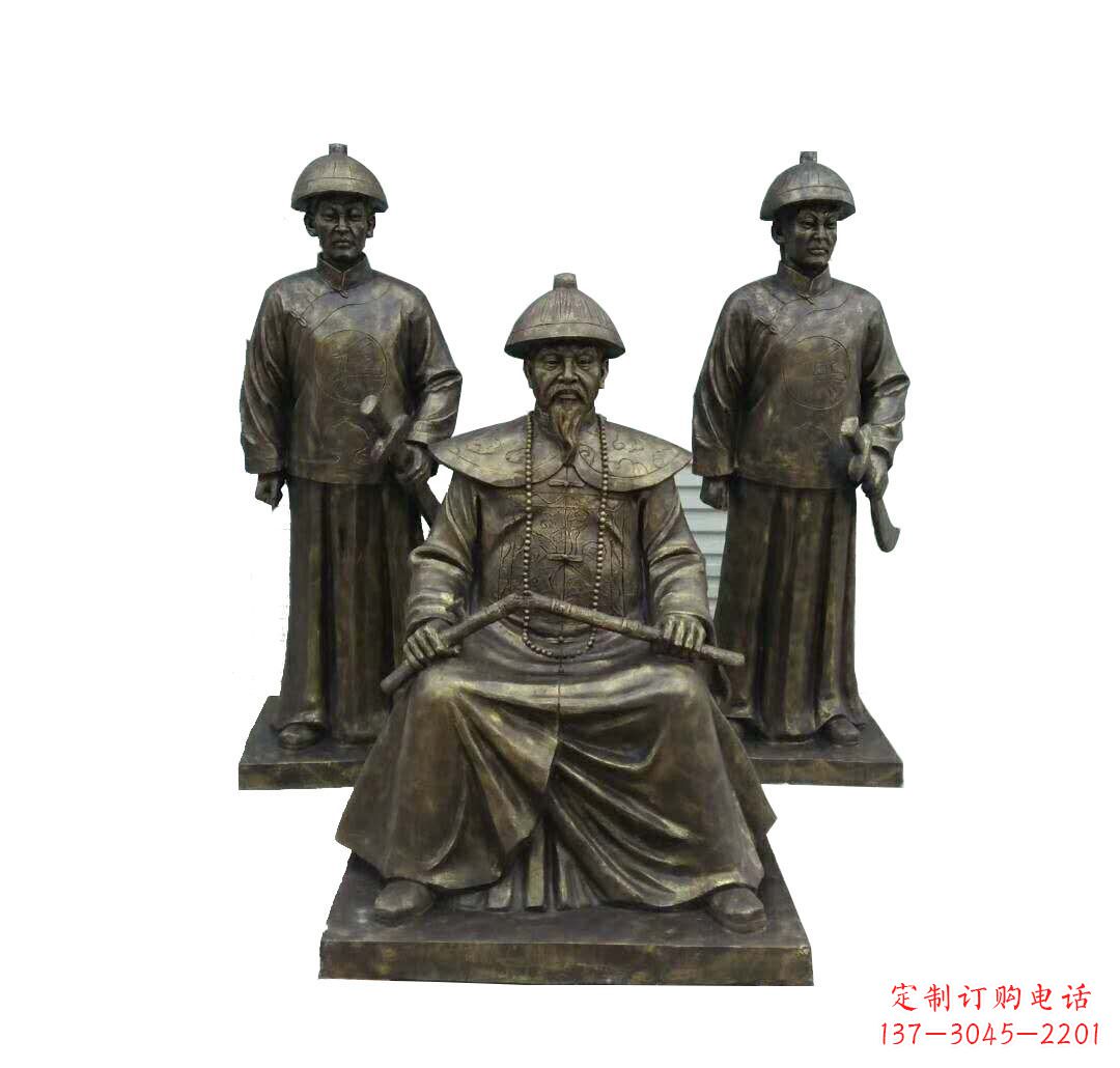 合肥铜雕古代名人林则徐