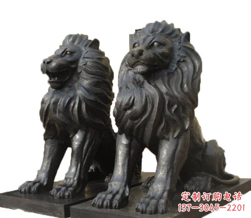 合肥铜雕古代神兽狮子雕塑