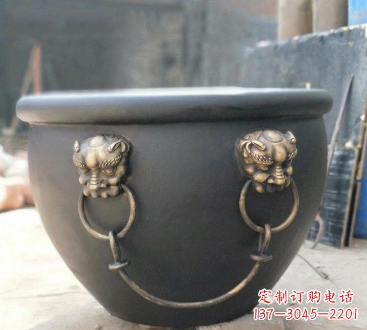 合肥铜雕故宫水缸