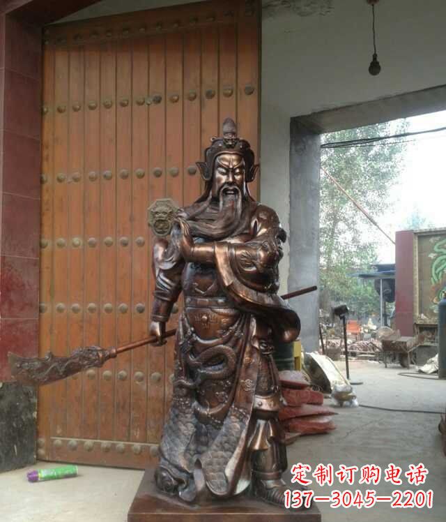 合肥铜雕关公像