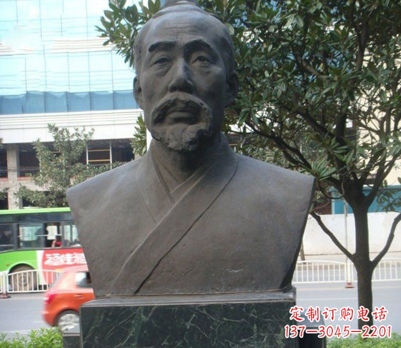 合肥铜雕管仲名人雕塑肖像