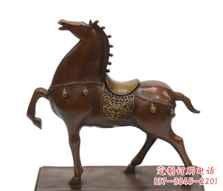 合肥铜雕广场动物马雕塑摆件