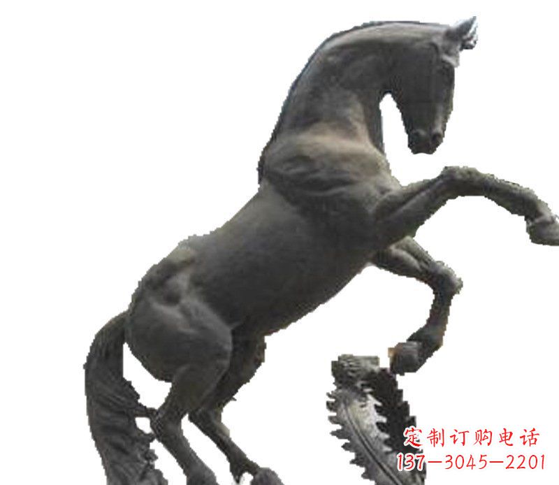 合肥铜雕广场街道景观摆件动物马雕塑