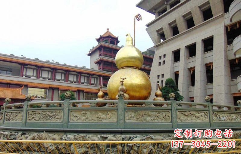合肥铜雕葫芦公园景观雕塑