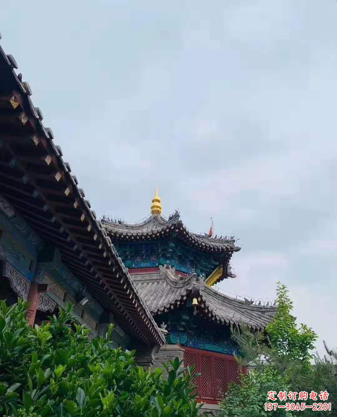 合肥铜雕葫芦塔顶寺庙摆件