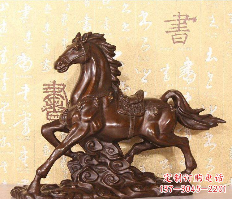 合肥铜雕户外园林动物马雕塑