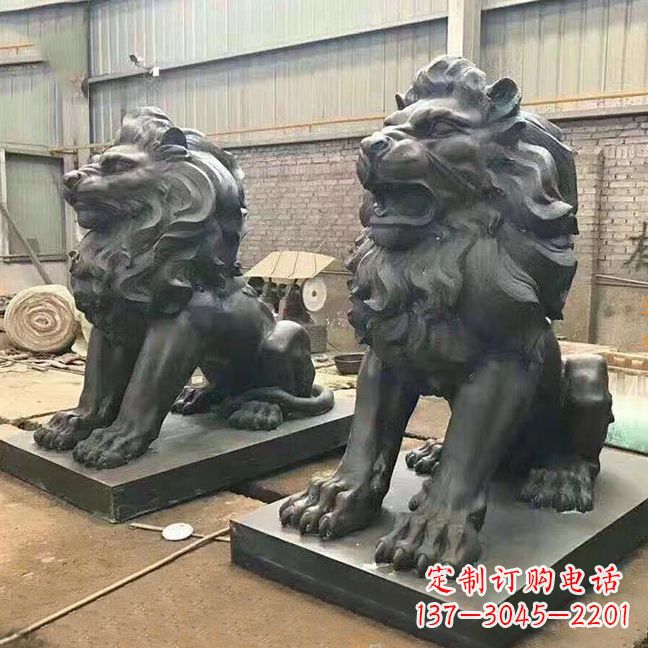 合肥铜雕汇丰狮子
