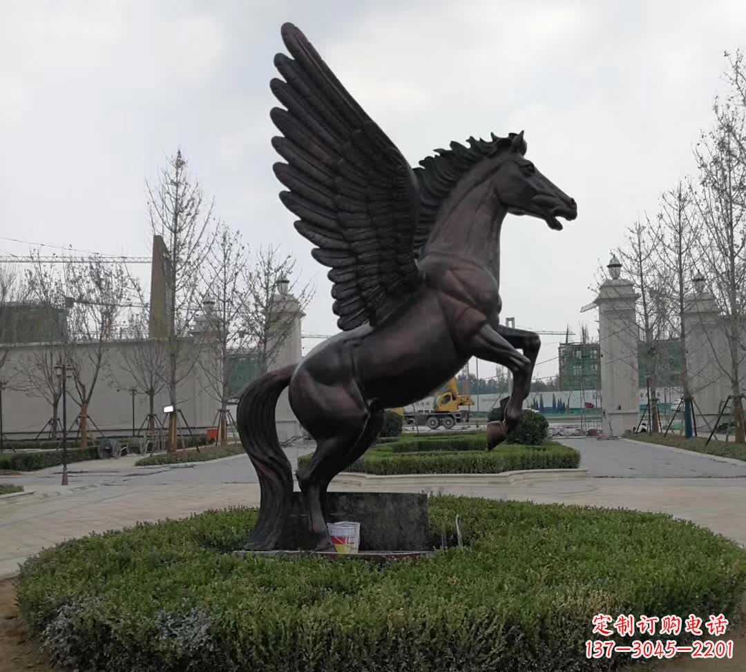 合肥铜雕景观飞马
