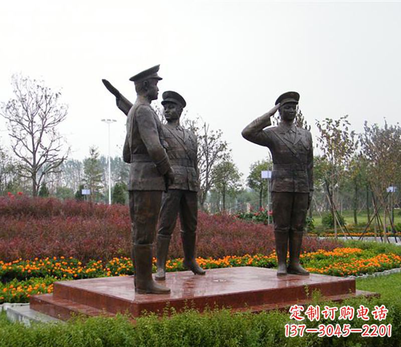 合肥铜雕警察铜雕