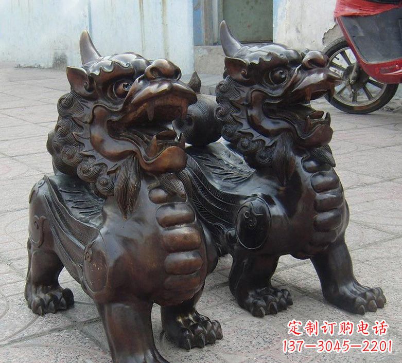 合肥铜雕门口招财貔貅