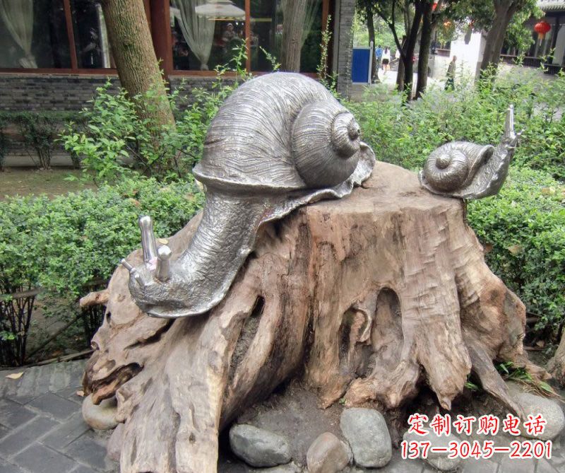 合肥铜雕母子蜗牛