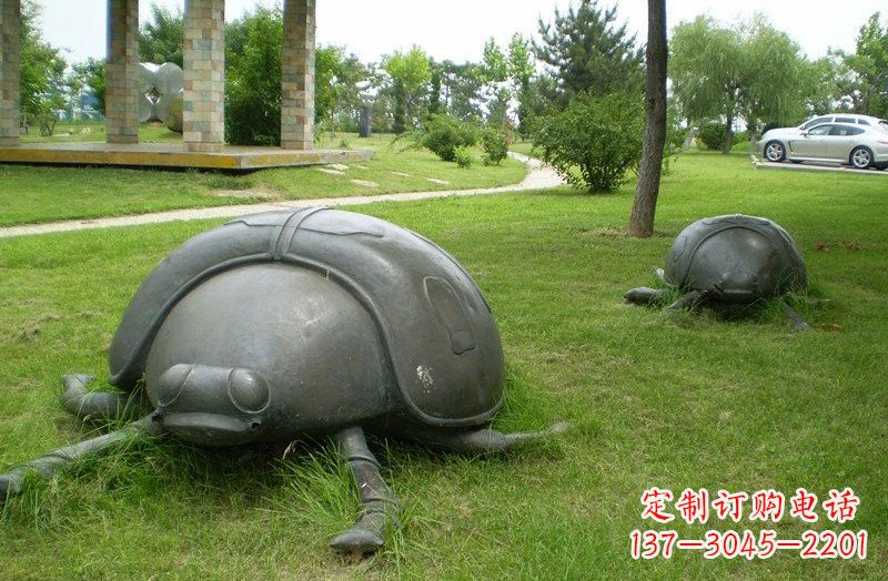 合肥铜雕七星瓢虫公园动物雕塑