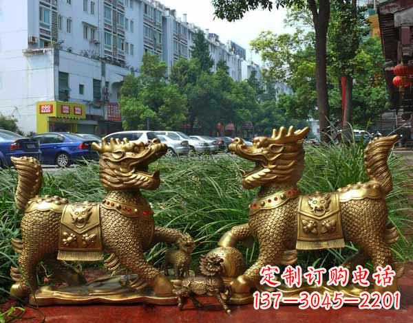 合肥铜雕麒麟神兽