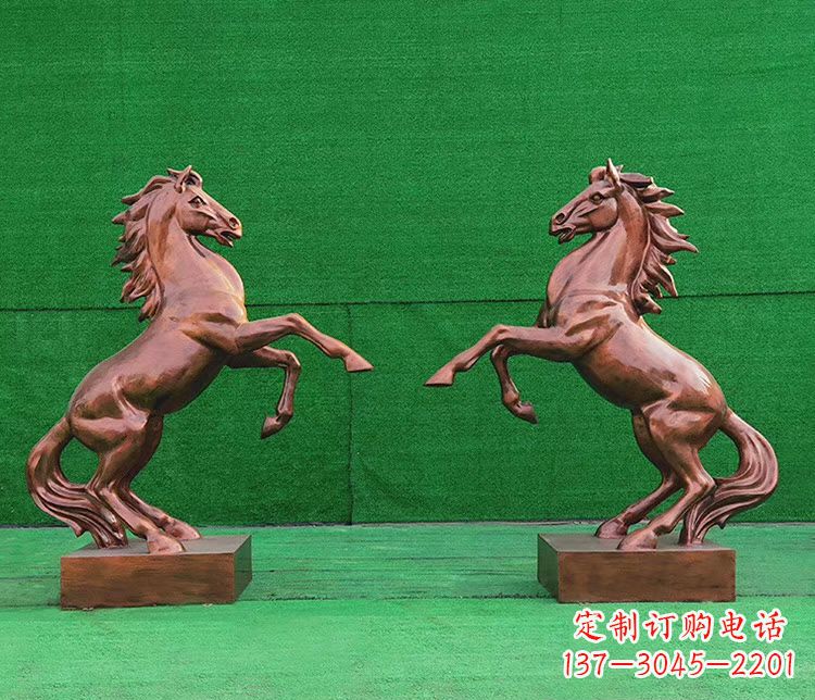 合肥铜雕企业马到成功立马