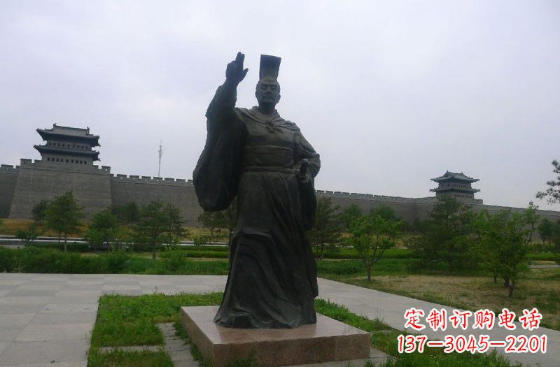 合肥铜雕秦始皇古代名人雕塑