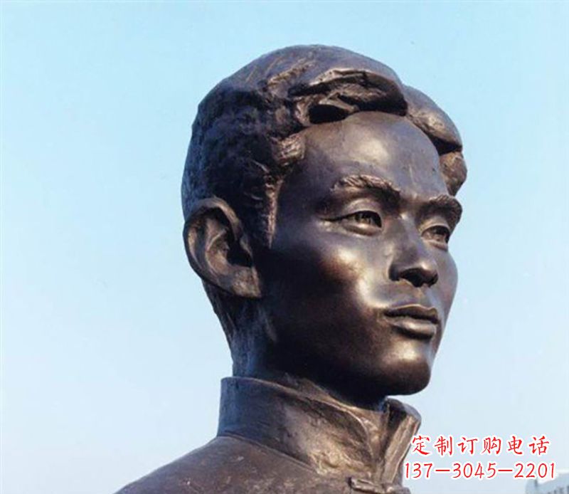 合肥铜雕人物头像