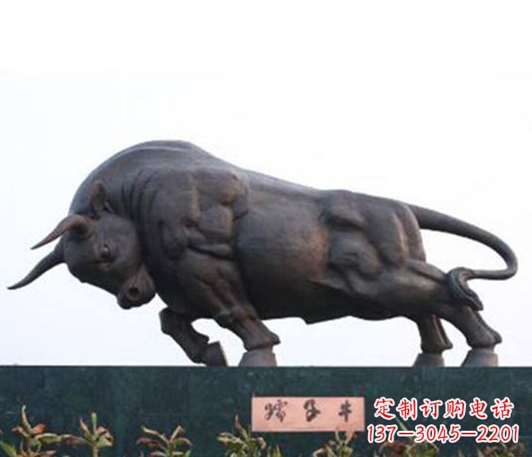 合肥铜雕孺子牛动物雕塑
