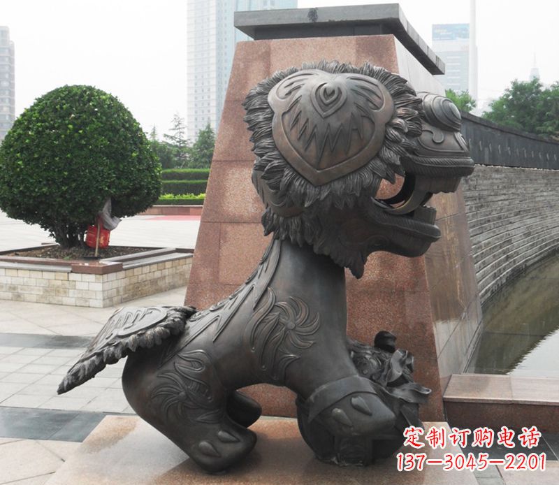合肥铜雕狮子