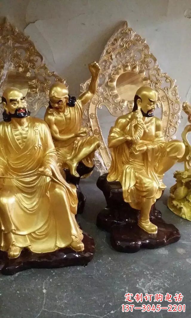 合肥铜雕十八罗汉